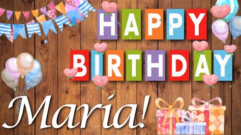 Alles Gute Liebe Maria Herzlichen Gl Ckwunsch Zum Geburtstag Youtube