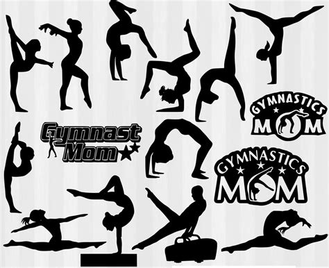 Svg Files For Cricut Gymnastics Svg File For Diy Machine