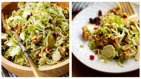 Shaved Brussels Sprouts Salad With Mustard Vinaigrette Youtube