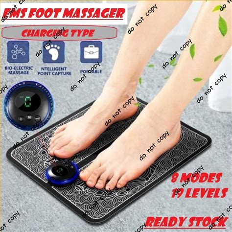 Jual Alat Pijat Terapi Akupuntur Kaki Ems Foot Massager Rechargeable