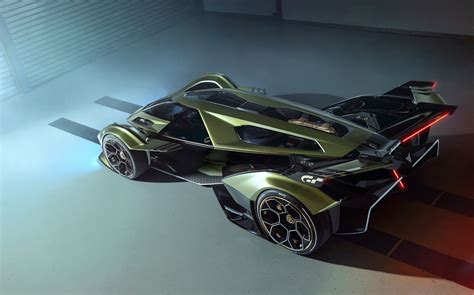 2019 Lamborghini Lambo V12 Vision Gran Turismo Concept Car Reveal 04