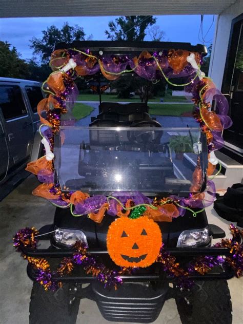 Halloween Golf Cart Decorations Halloween Camping Decorations Golf