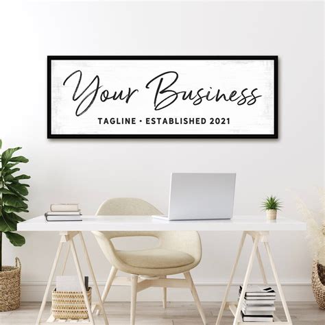 Custom Indoor Business Signs, Office Wall Art, Personalized Signs for ...