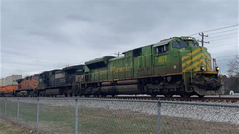 Railfanning In Harriman And Spring City TN FT NS 1072 Leading 29A