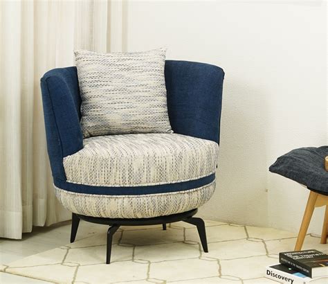 Buy Hasini 360 degree Revolving Lounge Chair with cushion at 29% OFF ...