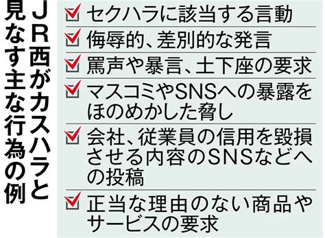 カスハラ悪質なら「乗車拒否」も、jr西が基本方針策定 侮辱や土下座要求に厳しく対応 産経ニュース