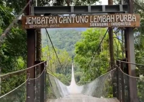 Wow Jembatan Gantung Di Lembah Purba Ternyata Jembatan Terpanjang Di