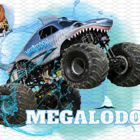 Monster Truck Png Megalodon For Father Etsy