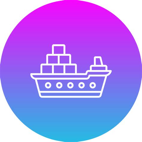 Cargo Ship Free Icon