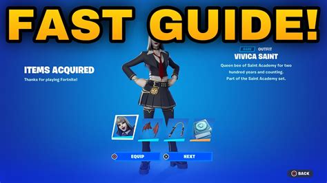 How To Get Saint Academy Quest Pack For Free Fortnite Vivica Saint Skin Youtube