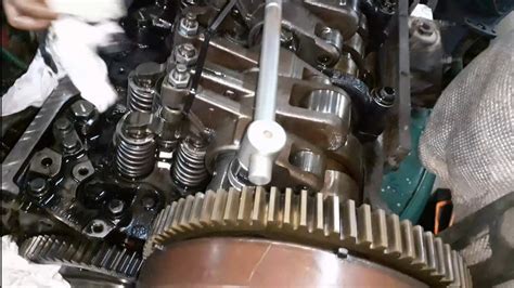 Volvo Marine D Penta Engine How To Adjust Camshaft Gear Timming