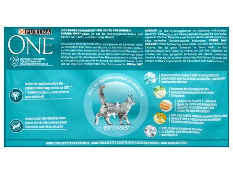 Purina One Bifensis Adult Katzenfutter Trocken Reich An Lachs Und