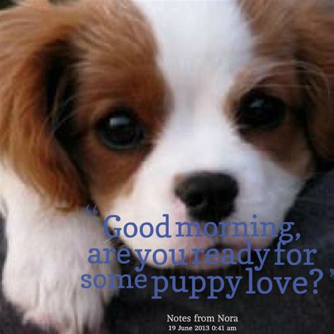 Good Morning Quotes With Dogs Quotesgram