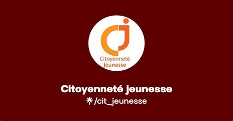 Citoyennet Jeunesse Instagram Facebook Linktree