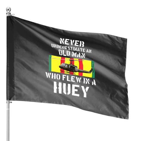 Vietnam Veteran Vet House Flag Uh Huey Helicopter House Flag Sold By