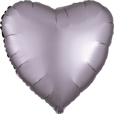 Folie Ballon Satin Luxe 43cm Hart Greige Feesthuis