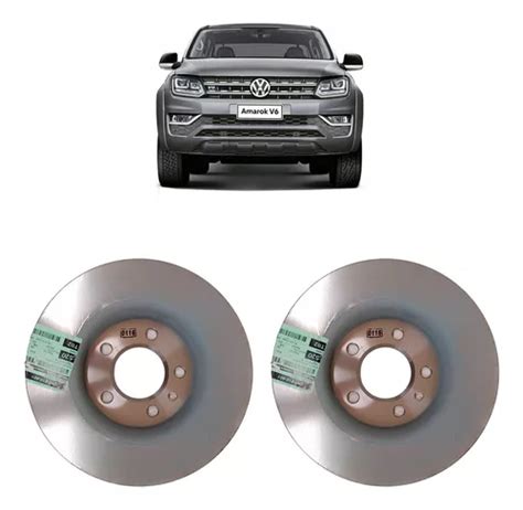 Disco De Freio Traseiro Amarok V Original Volkswagen