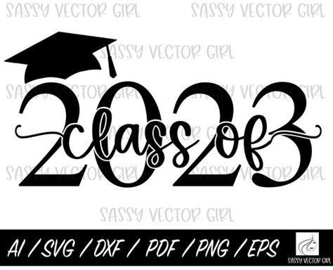 2023 Graduation Cap Svg Class Of 2023 Svg Graduate Cut File Etsy Norway