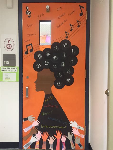 Classroom Door Ece Black History Month Bulletin Board Black History Black History Month