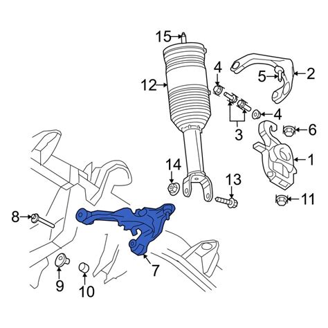 Ram Oe Ah Front Right Lower Suspension Control Arm