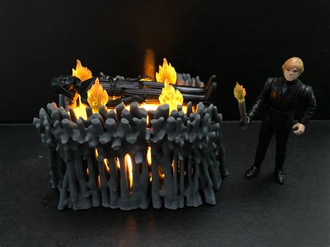 Darth Vader Funeral Pyre 3D Printed Etsy