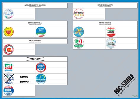 Elezioni Comunali Esempio Di Voto Elezioni Comunali Rho