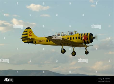 Yakovlev Yak 52 Soviet Primary Trainer Aircraft Stock Photo Alamy