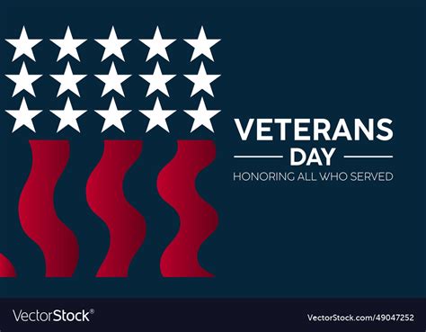 Veterans day tribute with american flag saluting Vector Image