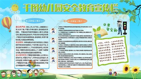 Safety Education Bulletin Board Template Download On Pngtree