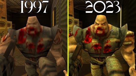 Quake 2 Original Vs Remaster 1997 Vs 2023 PC RTX 4080 Graphics