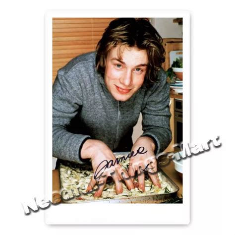 Jamie Oliver The Naked Chef Tv Chef Autograph Photo A