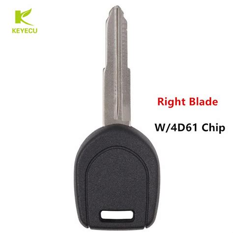 Keyecu Replacement Transponder Key Fob With Chip D Uncut Blank Mit