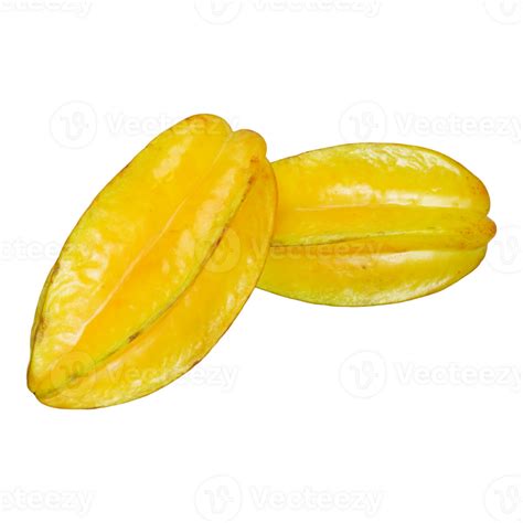 Fresh Star Fruit Cutout 25351847 Png