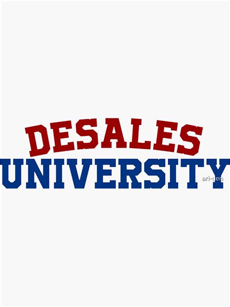 Desales University Dsu Sticker For Sale By Ari Yen Redbubble