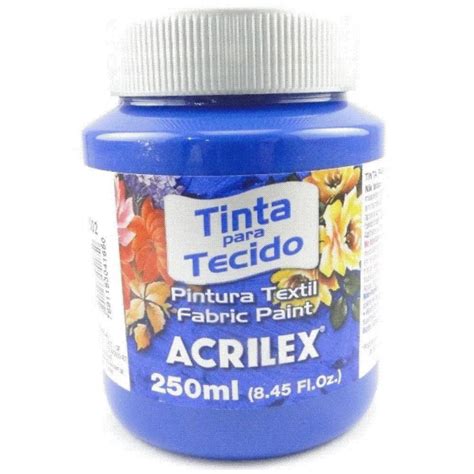 Tinta De Tecido Acrilex 250Ml Azul Turqueza Ref 501 Submarino