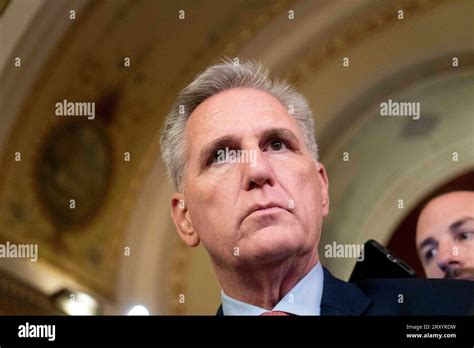 Speaker Of The House Kevin Mccarthy R Ca Speaks To The Press Before Entering The House