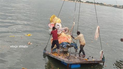 Ganesh Nimajjanam 2023 Hyderabad Tank Bund Hussain Sagar Ganesh