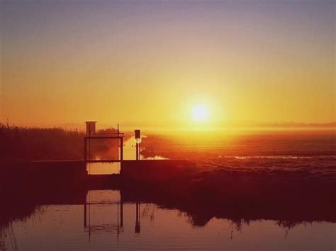 Premium Photo | Sunrise over wetlands