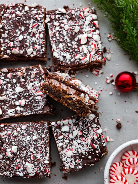 Peppermint Candy Cane Brownies Infoodita