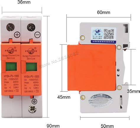 Blemo Dc V V V Ka Ka P Spd House Surge Protector