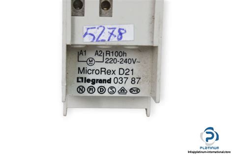 LEGRAND MICROREX D21 MICROPROCESSOR CONTROLLED DIGITAL TIME SWITCH