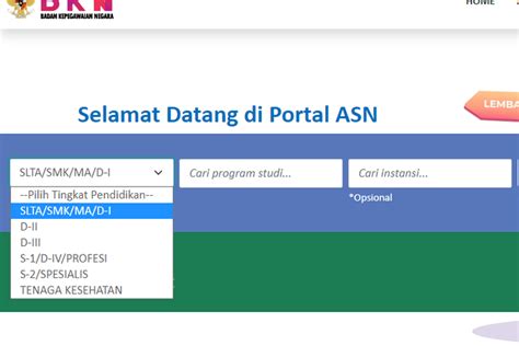 Link Dan Cara Daftar Cpns Lulusan Sma Smk Sederajat Buat Akun