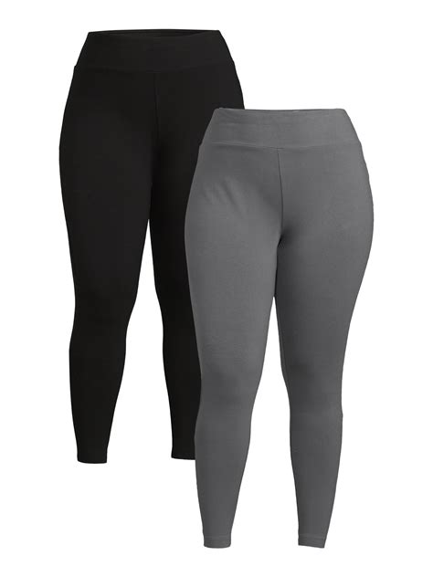 Terra And Sky Womens Plus Size Leggings 2 Pack Sizes 0x 5x