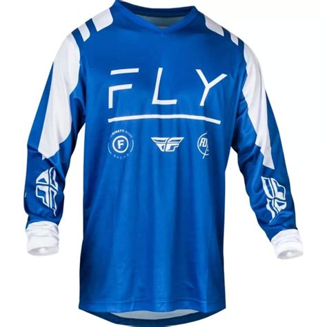 Maillot Fly Racing F 16 24 Bleu Blanc Maillot Cross