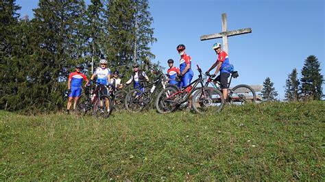 Mountainbike Tour Mit Hindernissen Viehscheid Gatter Und Viele