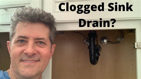 How To Fix A Clogged Bathroom Sink Drain Youtube