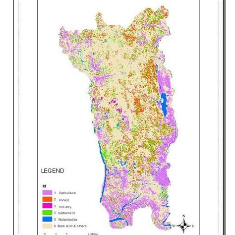 Landuse Map Of The Study Area For The Year 1983 Figure 6 Landuse Map