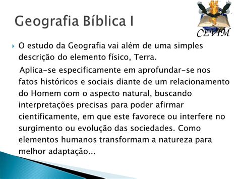 O Que é A Geografia Bíblica Aula De Conhecimento