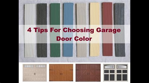 How To Select Right Garage Door Color Youtube