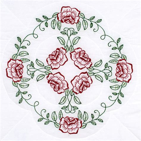 Embroidery Hand Rose Thread White | EMBROIDERY & ORIGAMI